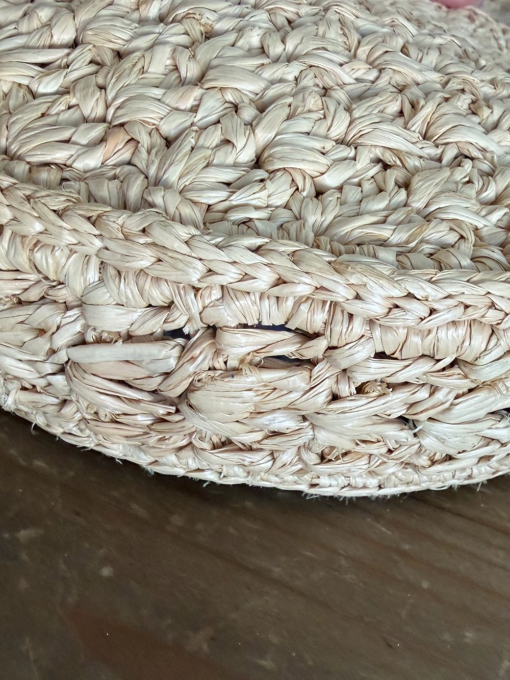 Celine Natural Woven Classic Panier Hobo Bag in raffia and calfskin - Picture 9 of 16